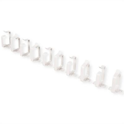 ROLINE kabelmanagement beugel, 44x60mm grijs 10 stuks ROLINE kabelmanagement beugel, 44x60mm grijs 10 stuks