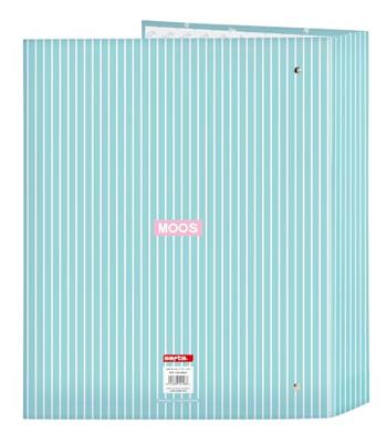 Ringmap Moos Butterflies Blauw A4 27 x 33 x 6 cm Ringmap Moos Butterflies Blauw A4 27 x 33 x 6 cm