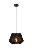 Lucide JESSICA - Hanglamp - Ø 30 cm - 1xE27 - Zwart - thumbnail