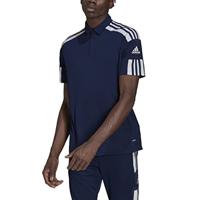 Herenpolo met Korte Mouwen Adidas Sq21 Donkerblauw Maat S - thumbnail