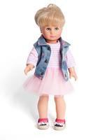 Heless poppenjurk met giletje, 35-45 cm - thumbnail