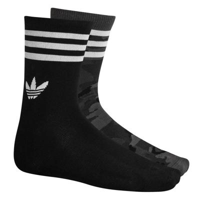 adidas Originals sokken - set van 2 antraciet/zwart
