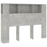 Hoofdbordkast 140x18,5x104,5 cm betongrijs - thumbnail