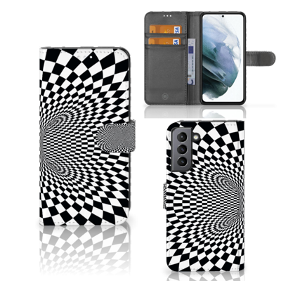 Samsung Galaxy S21 FE | Book Case | Illusie Samsung Galaxy S21 FE | Book Case | Illusie