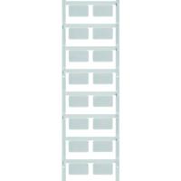 Weidmüller 1877270000 CC 15/49 K MC NEUTR. SI Apparaatmarkering Montagemethode: Vastklemmen Markeringsvlak: 15 x 49 mm Zilver Aantal markeringen: 40 40 stuk(s) - thumbnail