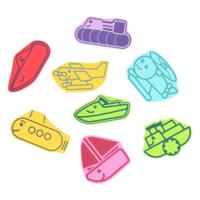 Badspeelgoed Foam, 8dlg. - thumbnail