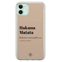 iPhone 11 siliconen hoesje - Hakuna matata - thumbnail