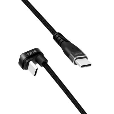 LogiLink CU0194 USB-kabel USB 2.0 USB-C stekker 3.00 m Zwart