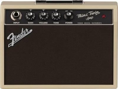 Fender Mini &apos;65 Twin Amp Blonde miniatuur versterker