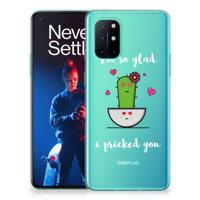 OnePlus 8T Telefoonhoesje met Naam Cactus Glad - thumbnail