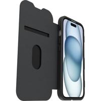 Otterbox React Booklet Apple iPhone 16e, iPhone 15, iPhone 14, iPhone 13 Transparant, Zwart Inductieve lading, MagSafe compatible - thumbnail