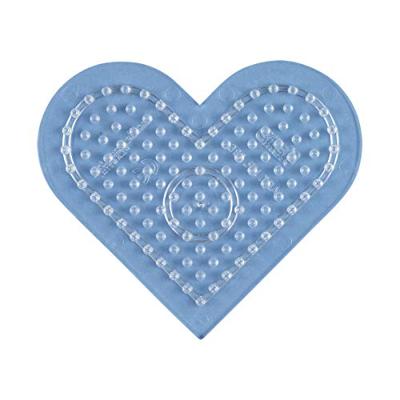 Hama Strijkkralen grondplaat hart klein transparant Hama Strijkkralen grondplaat hart klein transparant