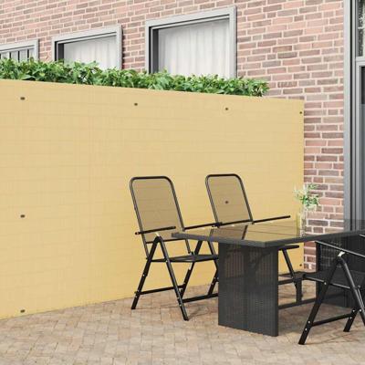 Tuinhek Dubbelzijdig Geel 1,8x3 m PVC