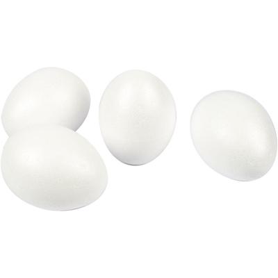 Creativ Company Eieren, h: 10 cm, wit, 25 stuk/ 1 doos