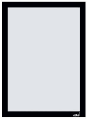 Infokader nobo zelfklevend a4 zwart | 25 stuks