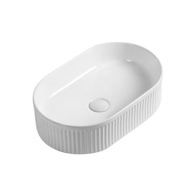 Waskom Sapho Picobello Keramisch Ovaal 49x31 cm Wit Sapho