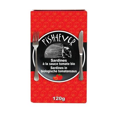 Fish 4 Ever Sardines in tomatensaus 120 Gram Fish 4 Ever Sardines in tomatensaus 120 Gram