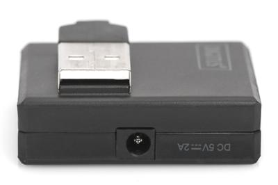 Digitus DA-70217 DA-70217 USB-hub 4 poorten USB-A USB 2.0 480 MBit/s Zwart