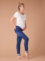 Skinny zwangerschapsjeans ENVIE DE FRAISE donkerblauw - thumbnail