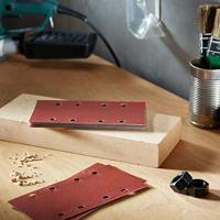 Bosch Accessories 2609256A84 Oscillerend schuurpapier Met klittenband, Geperforeerd Korrelgrootte (num) 180 (l x b) 185 mm x 93 mm 10 stuk(s) - thumbnail