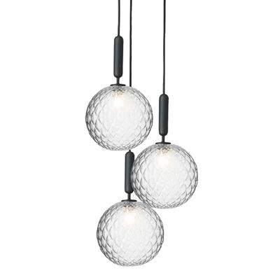 Nuura Miira 3 Large Hanglamp - Grijs - Transparant
