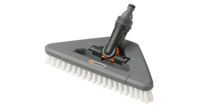 Gardena Zwenkschrobber - Driehoekig, 360° Draaibaar, Ideaal voor Terras en Trappen