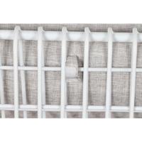 Sofa Home ESPRIT Wit Beige Metaal 180 x 66 x 66 cm - thumbnail