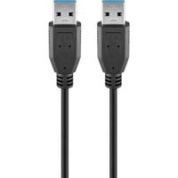 Goobay TCOCUAA18U3 USB-kabel USB 3.2 Gen 1 (3.1 Gen 1) 3 m USB A Zwart - thumbnail