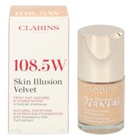 Clarins Skin Illusion Velvet Foundation Cashew 30ml - thumbnail