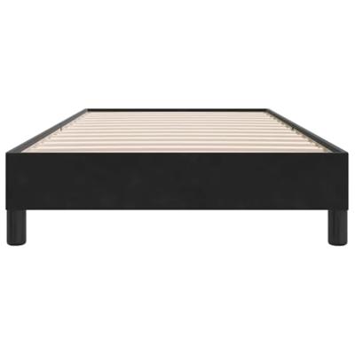 Bedframe zonder matras 90x220 cm fluweel zwart