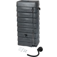 Design regenton met peilstok 276 liter antraciet - thumbnail