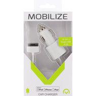 Enzo Mobilize USB autolader 4200mA wit +30-pin kabel 9540110 - thumbnail