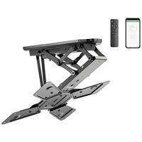 SpeaKa Professional SP-TVCM-510 TV-plafondbeugel Inklapbaar, Met afstandsbediening 58,4 cm (23) - 139,7 cm (55) Met elektromotor, Kantelbaar, Besturing via app - thumbnail