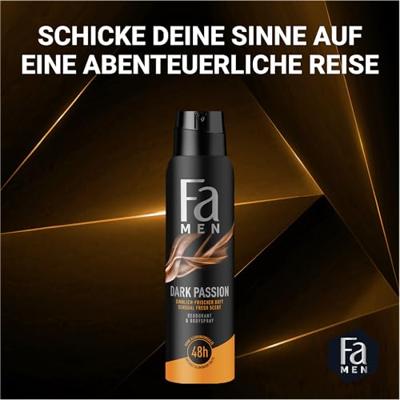 Fa Men Dark Passion Deodorant & Bodyspray