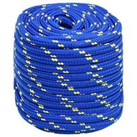 VidaXL Boottouw 18 mm 100 m polypropeen blauw - thumbnail