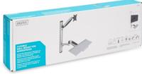 Digitus DA-90354 Monitor-wandbeugel Aantal monteerbare displays: 1 Display(s) 38,1 cm (15) - 68,6 cm (27) Zwart, Zilver In hoogte verstelbaar, - thumbnail