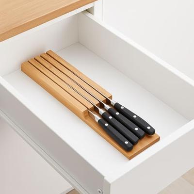 POINT-VIRGULE - Opbergen & Bewaren - Messenblok Lade Bamboe 43x9,5cm