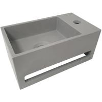 Wiesbaden Julia Fontein Rechts 35x20x16cm - Solid Surface Betonlook - thumbnail