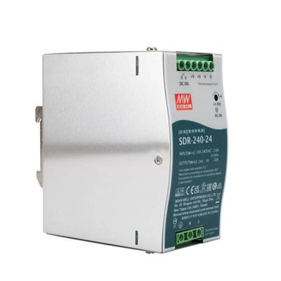 MEAN WELL SDR-240-24 DIN-rail netvoeding 24 V/DC 10 A 240 W Aantal uitgangen:1 x Inhoud 1 stuk(s)