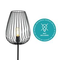 Eglo Vloerlamp e27 zwart &apos;newtown&apos; - thumbnail