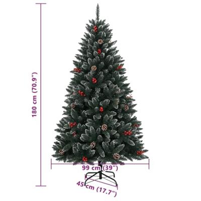 VidaXL Kunstkerstboom met 300 led's 180 cm VidaXL Kunstkerstboom met 300 led's 180 cm