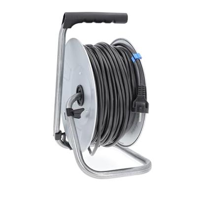 AS Schwabe 10414 Kabelhaspel 25.00 m Zwart Randaarde stekker