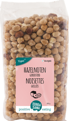 TerraSana Hazelnoten geroosterd bio 800 Gram