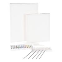 Schildersset met Canvas, Verf en Penselen - thumbnail