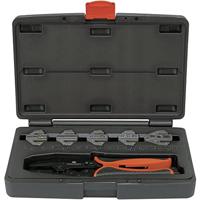 TOOLCRAFT PZ-506 430461 Krimptangset 6-delig Geïsoleerde kabelschoenen, Ongeïsoleerde, gesloten kabelschoenen, Open, ongeïsoleerde kabelschoenen, D-sub - thumbnail