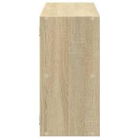 Wandschap 100x25x50 cm bewerkt hout sonoma eikenkleurig - thumbnail