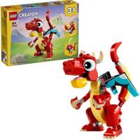 LEGO creator 3-in-1 - rode draak constructiespeelgoed (31145) - thumbnail