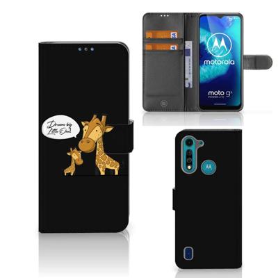 Motorola G8 Power Lite Leuk Hoesje Giraffe Motorola G8 Power Lite Leuk Hoesje Giraffe