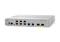 Cisco Catalyst 3560CX-8XPD-S Netwerkschakelaar, 6 GbE en 2 Multi GbE-poorten, 8 PoE+ uitgangen, 240 W PoE Budget, 2 10G SFP+ uplinks, uitgebreide levenslange garantie (WS-C3560CX-8XPD-S) - thumbnail