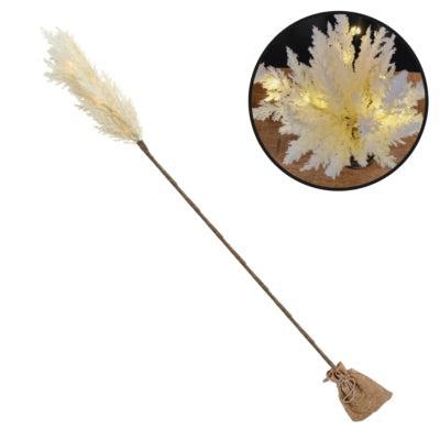 Countryfield kunsttak astilbe led op batterij crème 90 cm | 12 stuks